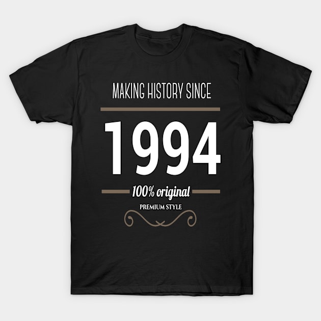 Father (2) Making history since 1994 T-Shirt by TranNgoc